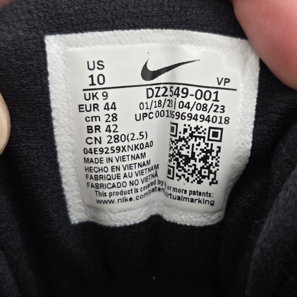 Nike Mens Air Penny 2 'Panda' Black White Bone Shoes Sneakers DZ2549-001 Size 10 - Picture 11 of 11